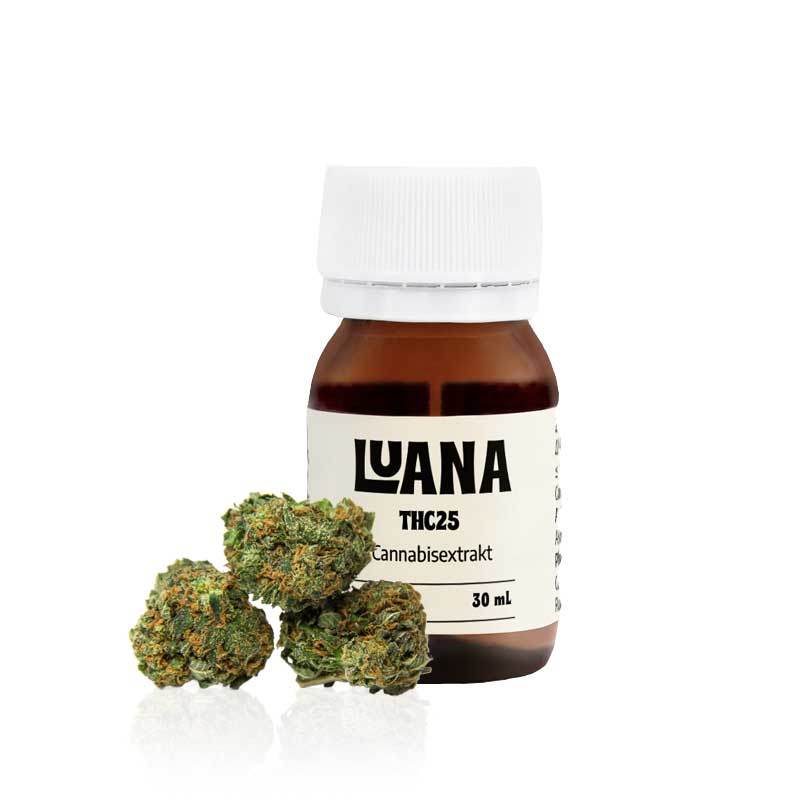 Extrakt 25mg/ml THC, 30 ml: Luana