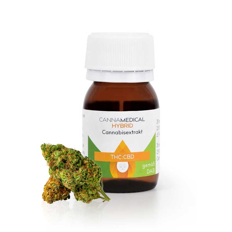 Extrakt 25mg/ml THC, 25mg/ml CBD, 25 ml: Cannamedical