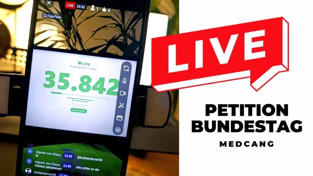 Cannabis Petition: â Arztpflicht â Apotheken-Lieferverbot - Jetzt unterschreiben bis 5.11.25 cannabis-petition-bundestag-medizin-apotheke-versand-arzt-pflicht-live-stream-youtube-tiktok-instagram-cannazen